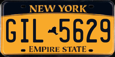 NY license plate GIL5629