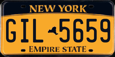 NY license plate GIL5659