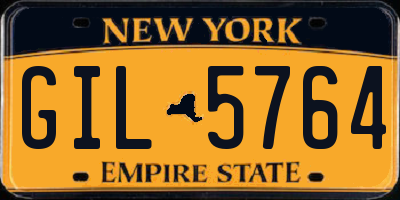 NY license plate GIL5764