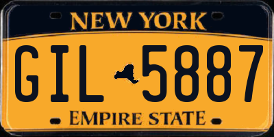 NY license plate GIL5887