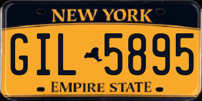 NY license plate GIL5895