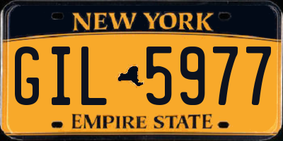 NY license plate GIL5977