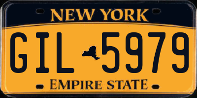 NY license plate GIL5979