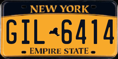 NY license plate GIL6414