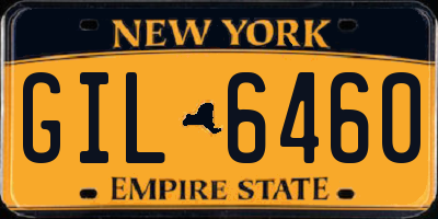 NY license plate GIL6460