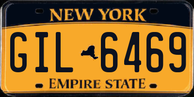 NY license plate GIL6469