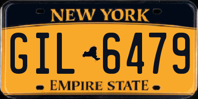 NY license plate GIL6479