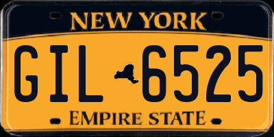 NY license plate GIL6525