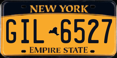 NY license plate GIL6527