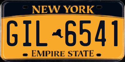 NY license plate GIL6541