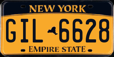 NY license plate GIL6628