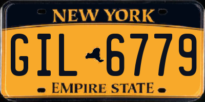 NY license plate GIL6779