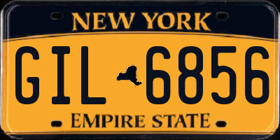 NY license plate GIL6856
