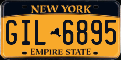 NY license plate GIL6895