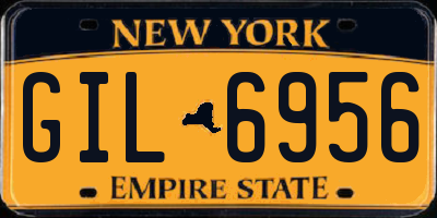 NY license plate GIL6956
