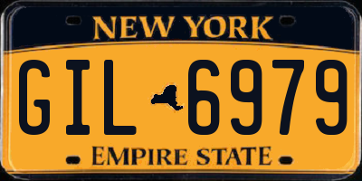 NY license plate GIL6979