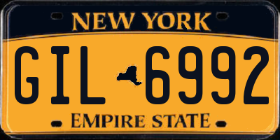 NY license plate GIL6992