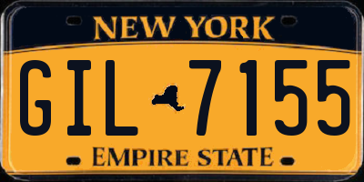 NY license plate GIL7155