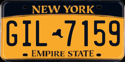 NY license plate GIL7159