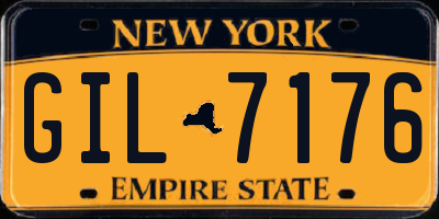 NY license plate GIL7176