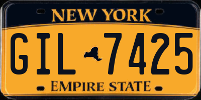 NY license plate GIL7425