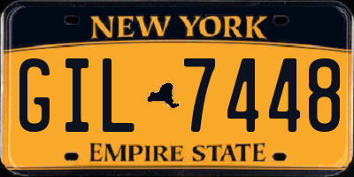 NY license plate GIL7448