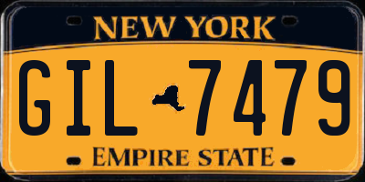 NY license plate GIL7479