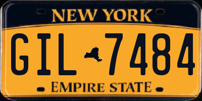 NY license plate GIL7484