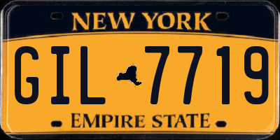NY license plate GIL7719