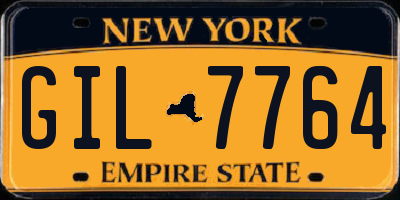 NY license plate GIL7764