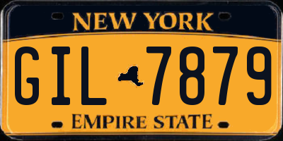 NY license plate GIL7879