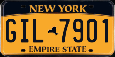 NY license plate GIL7901