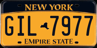 NY license plate GIL7977