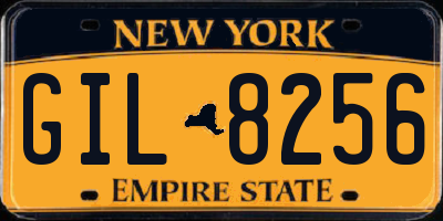 NY license plate GIL8256