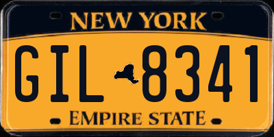 NY license plate GIL8341