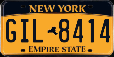 NY license plate GIL8414