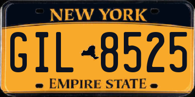 NY license plate GIL8525