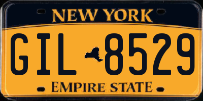 NY license plate GIL8529