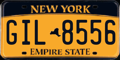 NY license plate GIL8556