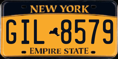 NY license plate GIL8579