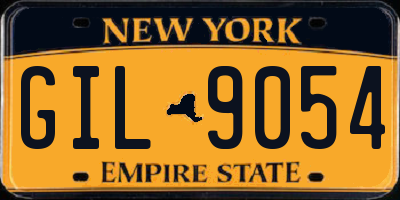NY license plate GIL9054