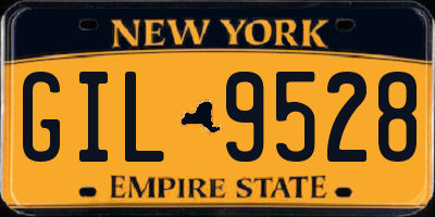 NY license plate GIL9528