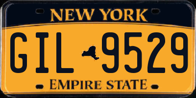NY license plate GIL9529