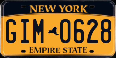 NY license plate GIM0628
