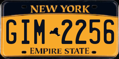 NY license plate GIM2256
