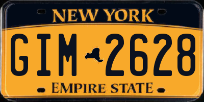 NY license plate GIM2628
