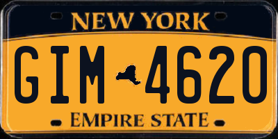 NY license plate GIM4620