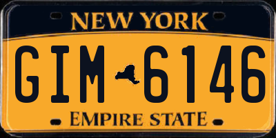 NY license plate GIM6146