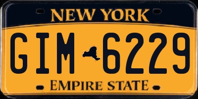 NY license plate GIM6229
