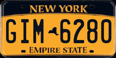 NY license plate GIM6280